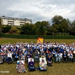 La photo des malades et des hospitaliers