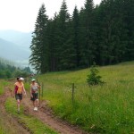 Dans la montée du col du Luschpach